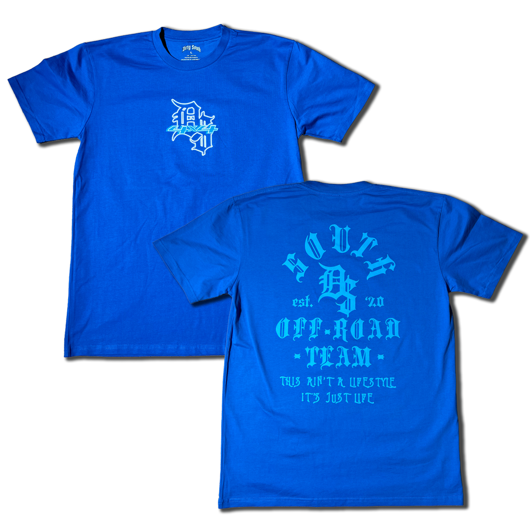 'OFF-ROAD TEAM' BLUE TEE V2