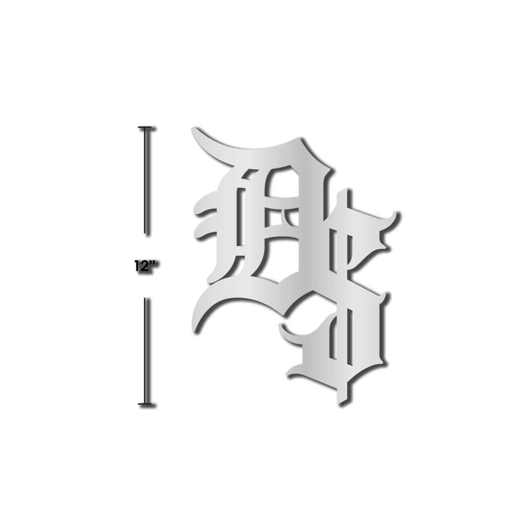 D$ Decal - White Reflective