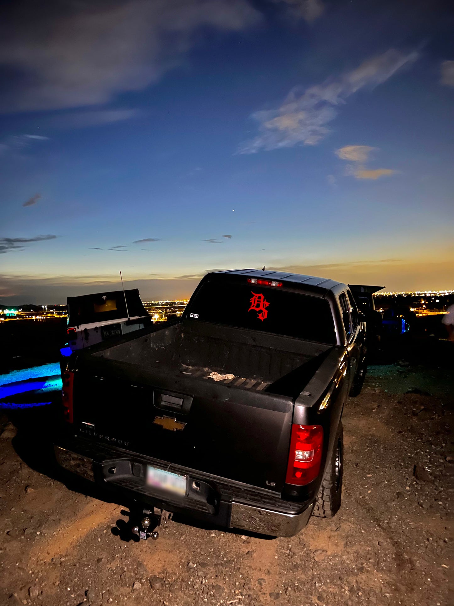 D$ Decal - Red Reflective