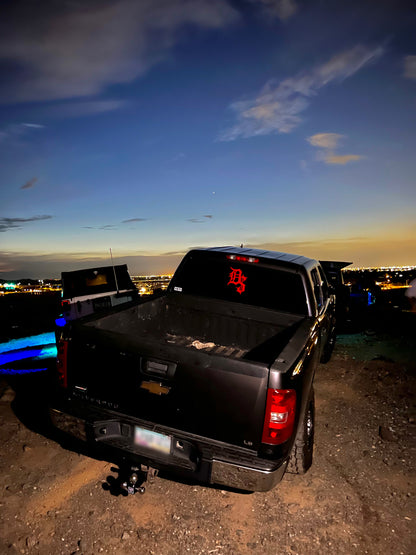 D$ Decal - Red Reflective