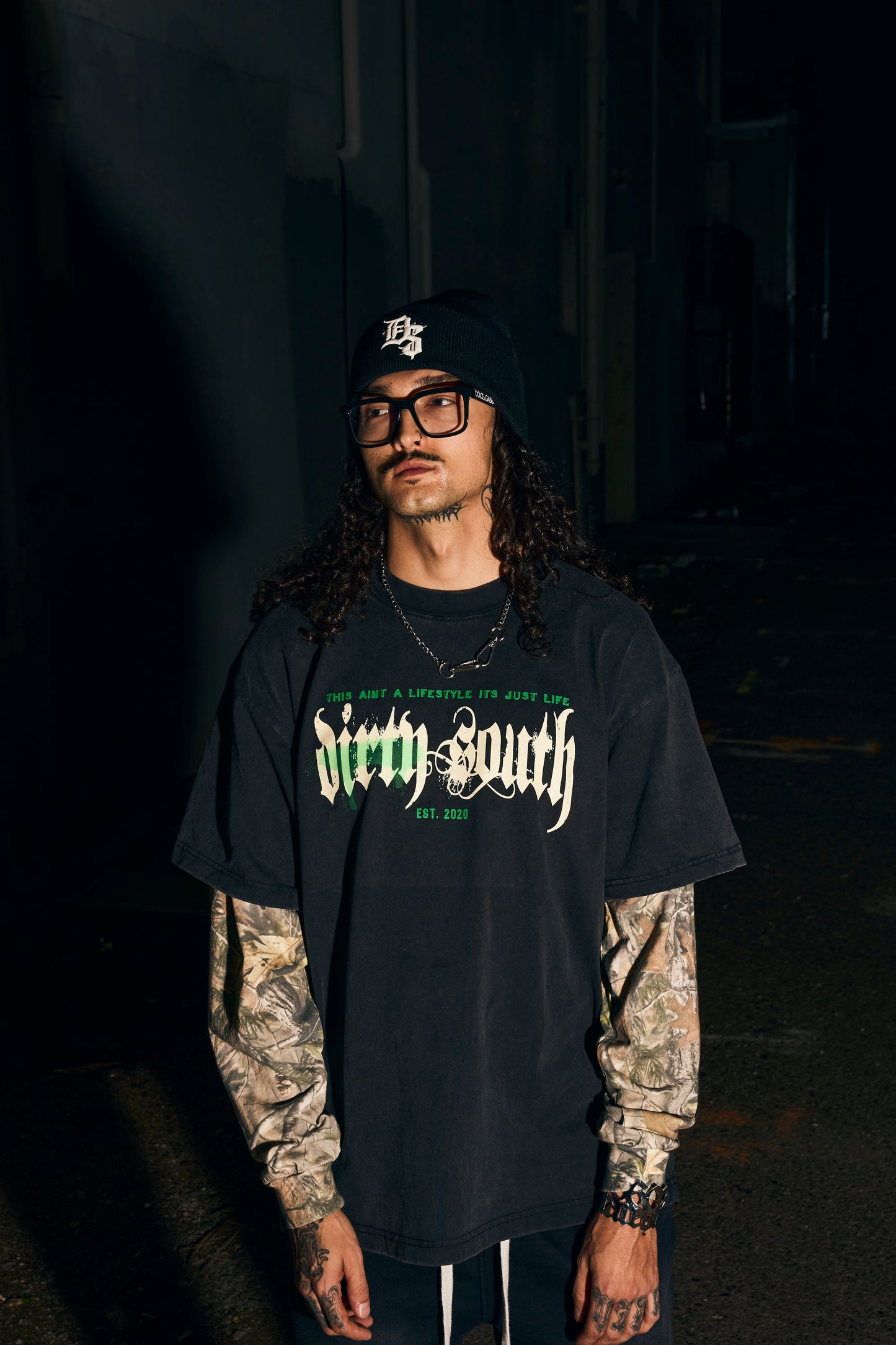 CAMO LONG SLEEVE TWOFER