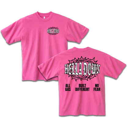 HELLA DOWN TEE (PINK)