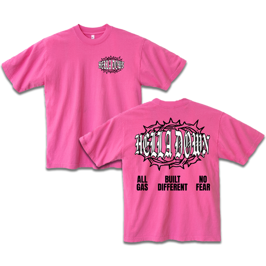 HELLA DOWN TEE (PINK)