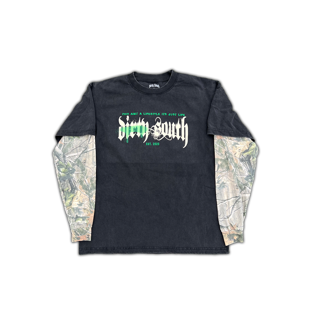 CAMO LONG SLEEVE TWOFER