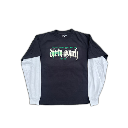 WHITE LONG SLEEVE TWOFER